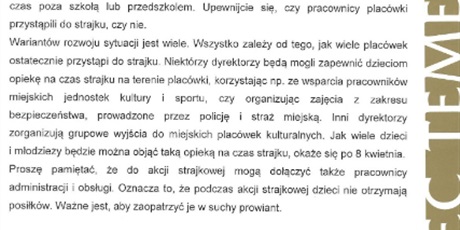 Powiększ grafikę: List Prezydentki miasta Gdańska